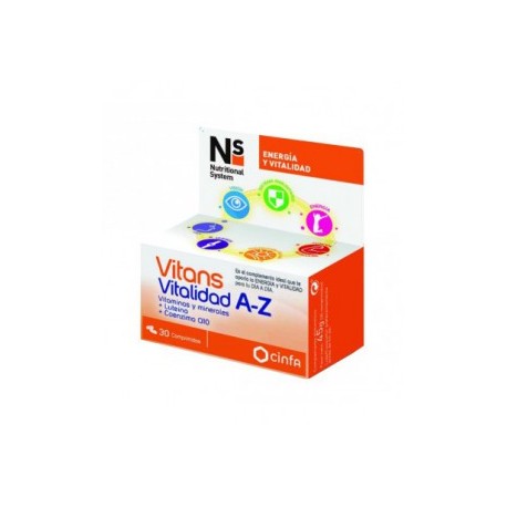 NS Vitans Vitalidad A-Z 30 Comprimidos