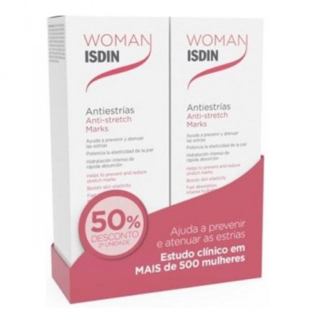 Isdin Woman Antiestrías 250 ml x 2 unidades