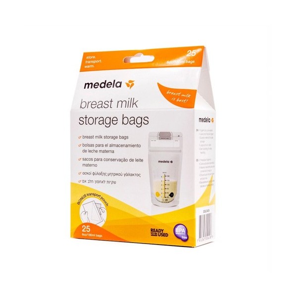 Medela Bolsas para Leche Materna 25 unidades