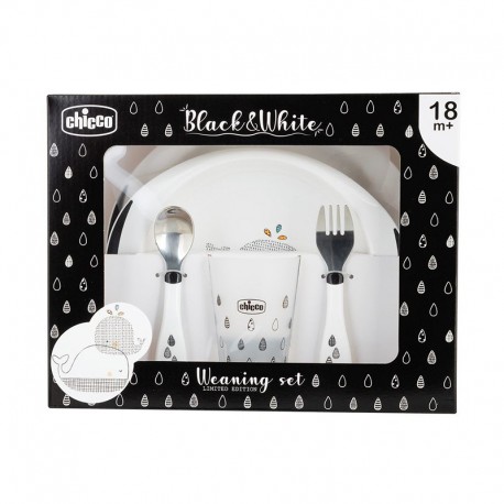 SET COMIDA B&W BALLENAS +18M