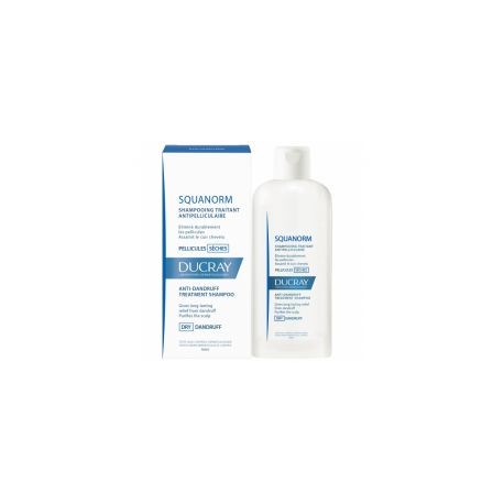 DUCRAY CHAMPU SQUANORM CASPA SECA 125 ML(ANTES SELEGEL)