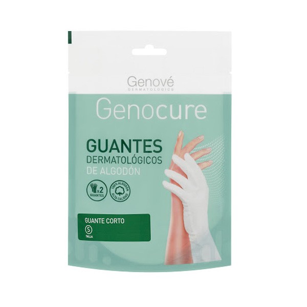 GUANTES ALGODON DERMA GENOVE (GENOCURE) T/PEQ