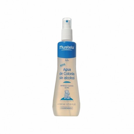 MUSTELA AGUA DE COLONIA S/ALCOHOL 200 ML