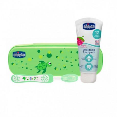 Chicco Set Cuidado Bucal 6-36 meses Verde