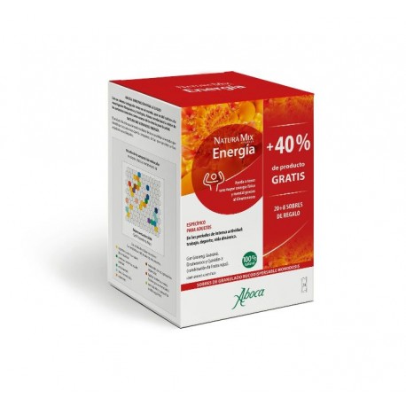 ABOCA NATURA MIX ADVANCED ENERGIA 20 + 8 SOBRES GRANULADOS
