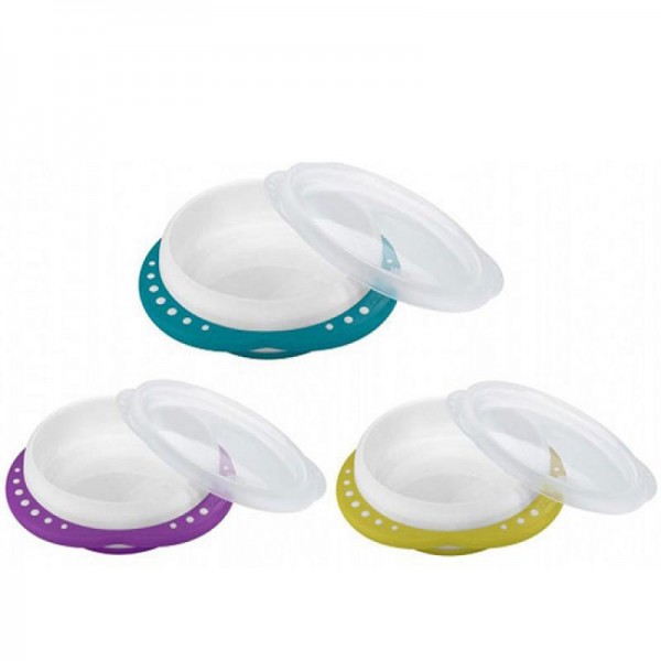 PLATO CON TAPA NUK EASY LEARNING