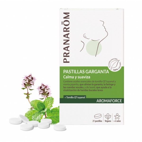 AROMAFORCE PASTILLAS GARGANTA CALMANTES