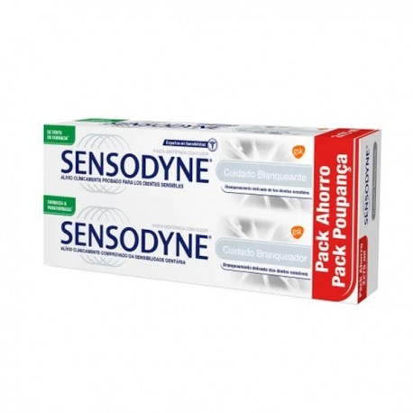 Sensodyne Cuidado Blanqueante 75 ml x 2 Unidades