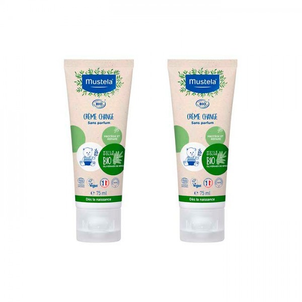 Mustela Bio Crema Pañal 75 ml x 2 Unidades