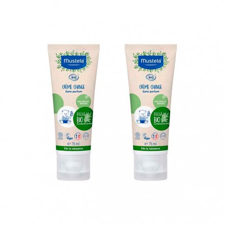 Mustela Bio Crema Pañal 75 ml x 2 Unidades