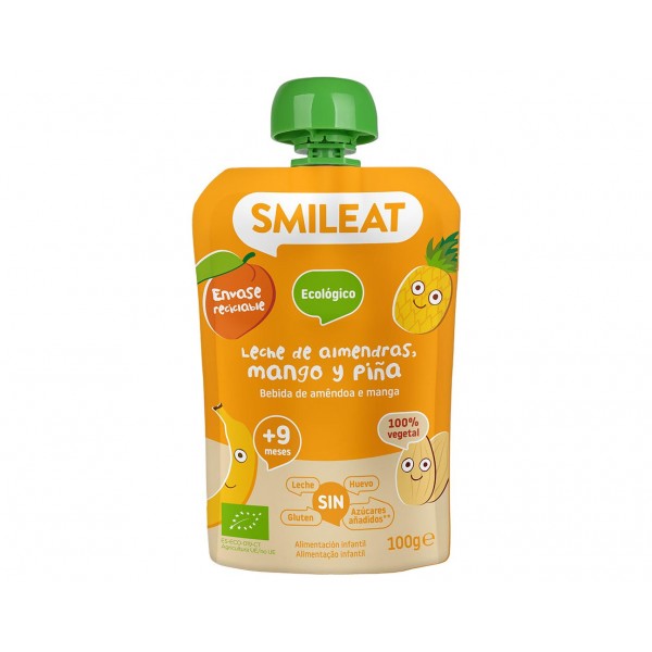 SMILEAT POUCH ALMENDRA, MANGO Y PIÑA 100GR