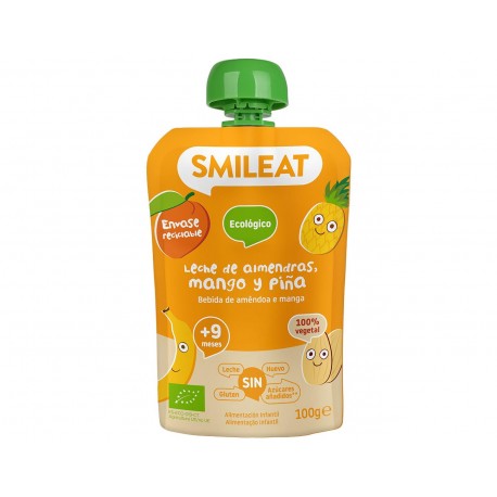 SMILEAT POUCH ALMENDRA, MANGO Y PIÑA 100GR
