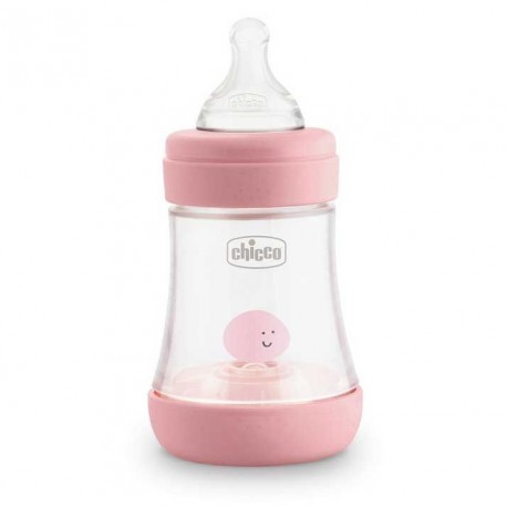 Chicco Biberón Perfect 5 Silicona 0+ Meses Rosa 150 ml