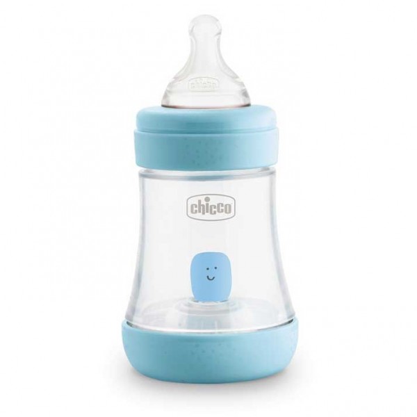Chicco Biberón Perfect 5 Silicona 0+ Meses Azul 150 ml