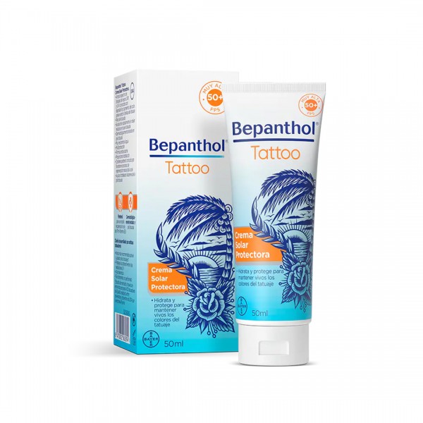 Bepanthol tattoo crema solar SPF 50 - 50 ml