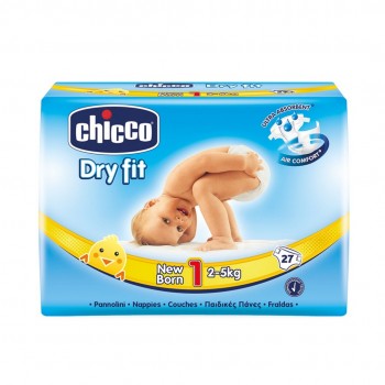 PAÑALES DRY FIT CHICCO 1 2-5 KG