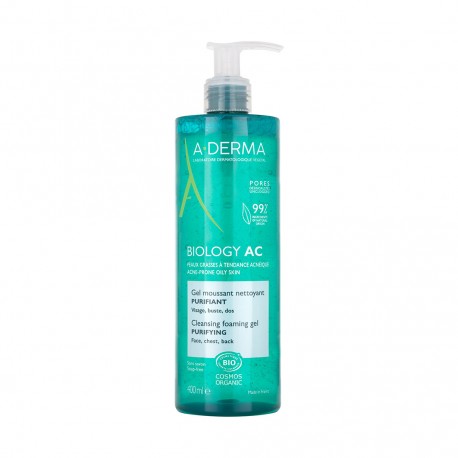A-Derma Biology AC Gel Limpiador Purificante 400 ml