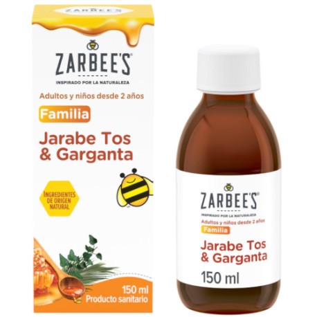Zarbee’s Jarabe Familiar Tos y Garganta 150 ml