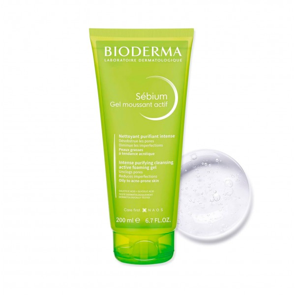 Bioderma Sebium Gel Moussant Actif 200 ml