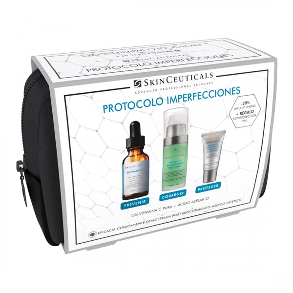 Skinceuticals Cofre Silymarin CF 30ml + Phyto A+ Brightening 30ml + Advanced Brightening UV 15ml