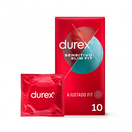 DUREX SENSITIVO SLIM FIT 10 U