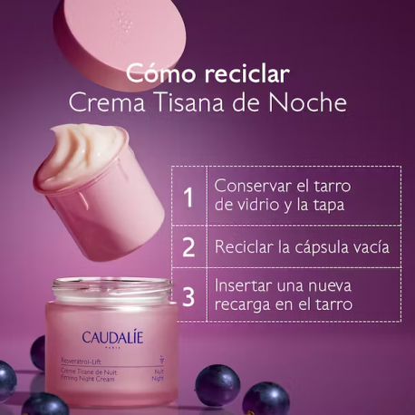 CAUDALIE RESVERATROL LIFT CREMA NOCHE 50 ML RECARGA