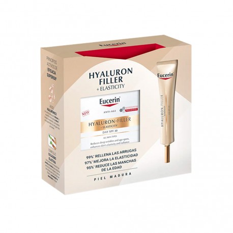 Eucerin Tratamiento Elasticidad: Hyaluron-Filler Elasticity Crema Día + Hyaluron Filler Elasticity Contorno Ojos