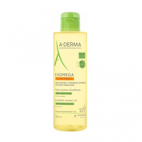A-DERMA EXOMEGA CONTROL ACEITE DUCHA Y BAÑO 500 ML