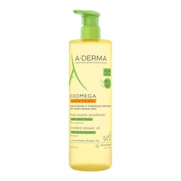 A-DERMA EXOMEGA CONTROL ACEITE DUCHA Y BAÑO 750 ML