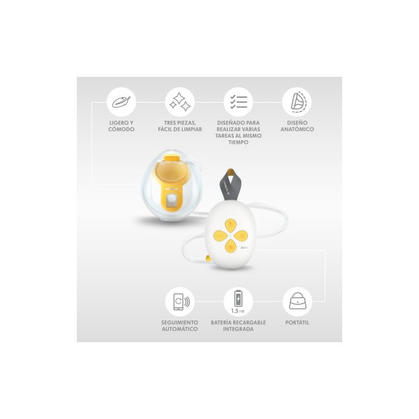SACALECHES ELECTRICO SOLO HANDS-FREE MEDELA