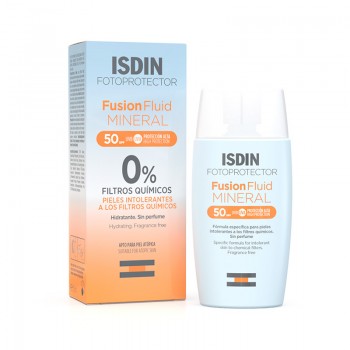 ISDIN FOTOPROTECTOR SPF 50+ FUSION FLUID MINERAL 50 ML