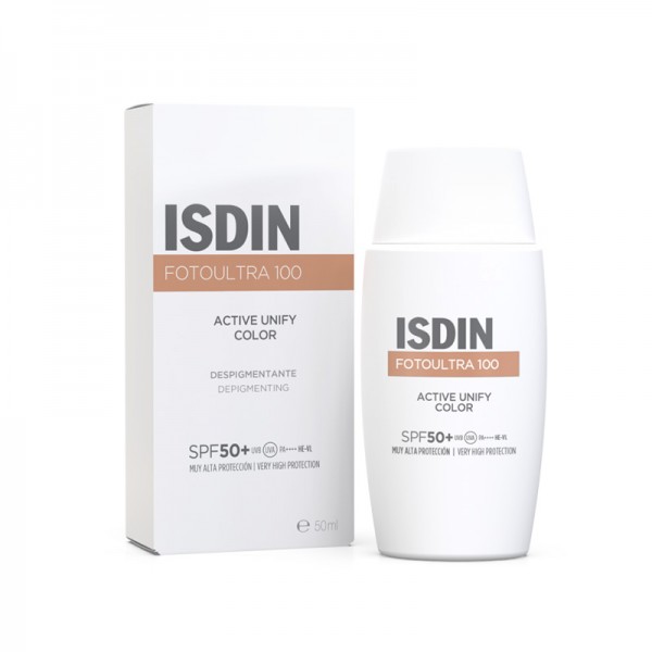 ISDIN FOTOPROTECTOR SPF 50+ FOTOULTRA 100 ACTIVE UNIFY COLOR 50 ML