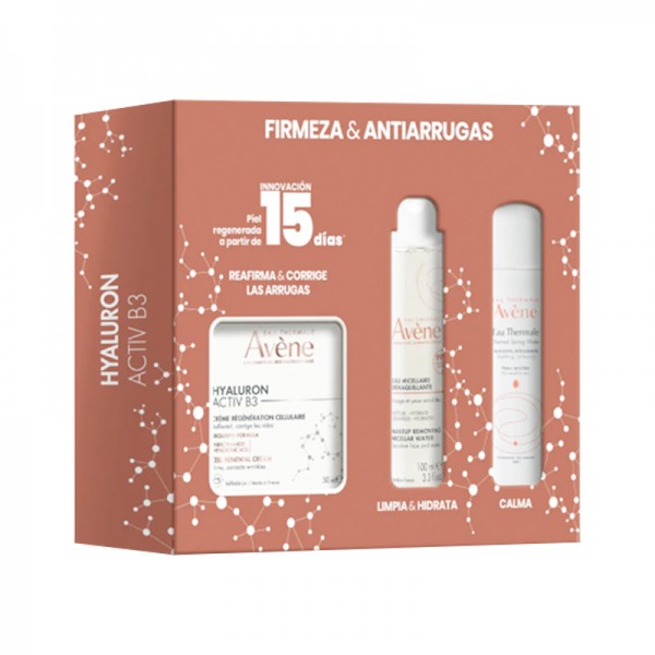 Avène Hyaluron Activ B3 Crema 50 ml + Regalo Agua Micelar 100 ml + Agua Termal 50 ml