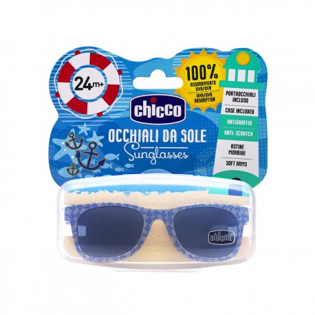 Chicco Gafa de Sol Infantil 24+ Meses Azul Anclas