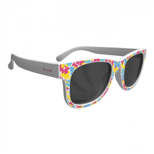 Chicco Gafa de Sol Infantil 24+ Meses Blanca Flores