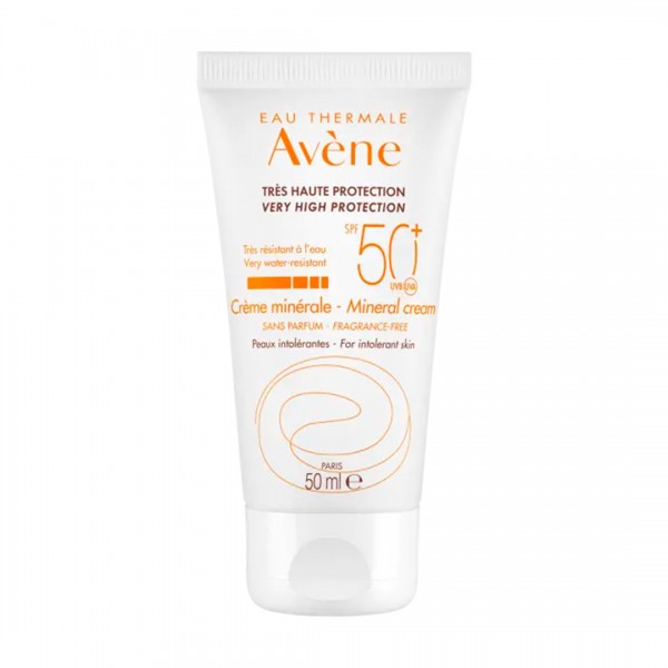 AVÈNE SOLAR SPF 50+ CREMA MINERAL 50 ML