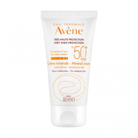 AVÈNE SOLAR SPF 50+ CREMA MINERAL 50 ML