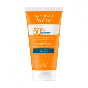 Avène Solar SPF 50+ Fluido Sin Perfume 50 ml
