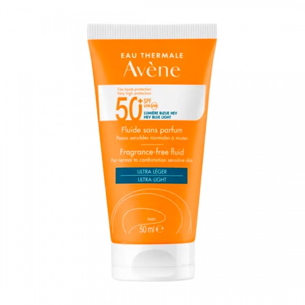 Avène Solar SPF 50+ Fluido Sin Perfume 50 ml