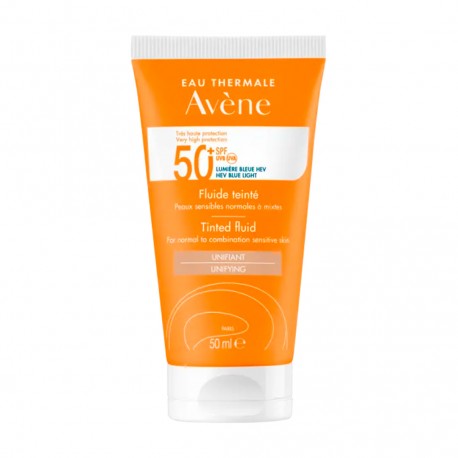 Avène Solar SPF 50+ Fluido con Color 50 ml