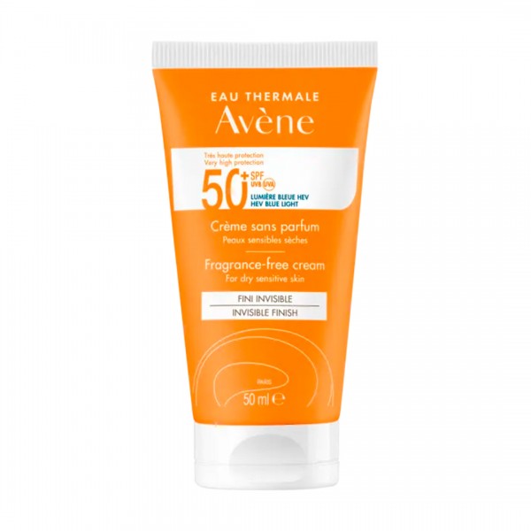 Avène Solar SPF 50+ Crema Sin Perfume 50 ml