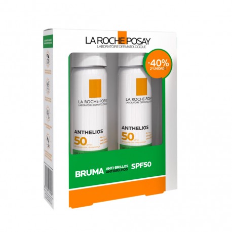 Anthelios SPF 50+ Bruma Invisible Anti-Brillos 75 ml - Duplo 2ª unidad 40% dto