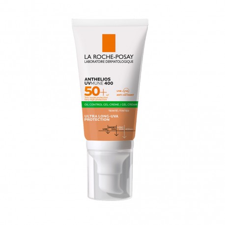 Antelios UV Mune 400 Gel-Crema Oil Control Color SPF 50+ 50 ml