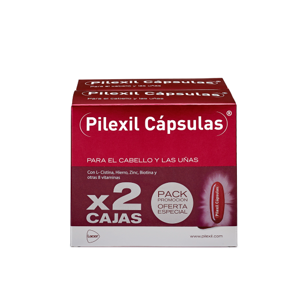 Pilexil Cápsulas Cabello y Uñas 100 Caps x 2
