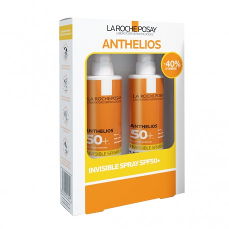 Anthelios SPF 50+ Spray Invisible 200 ml X 2 (40% dto 2ª und)