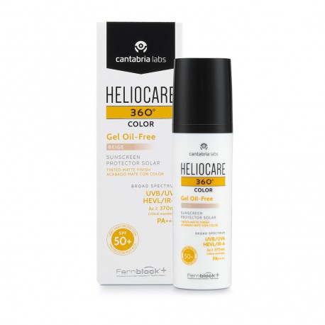 Heliocare 360º SPF 50+ Gel Oil-Free Beige 50 ml