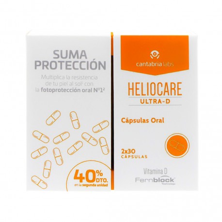 Heliocare Ultra-D 30 capsulas x 2 Unidades
