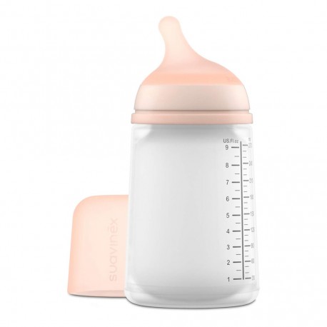 Suavinex Zero Zero Biberón Anticólico Silicona +3 Meses 270 ml