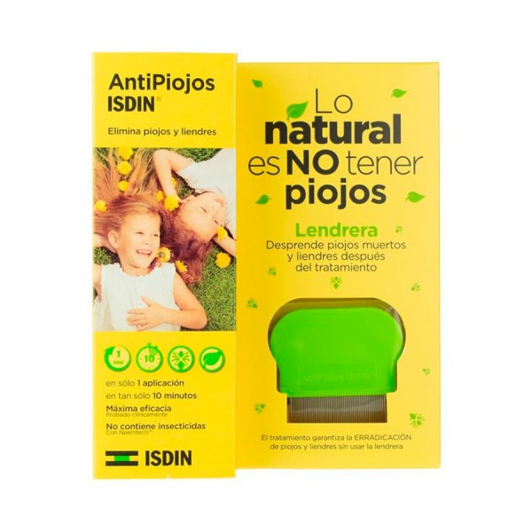 Isdin Pack Antipiojos Gel Pediculicida y Lendrera 100 ml