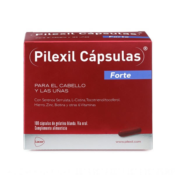 Pilexil Forte cabello y Uñas 100 cápsulas